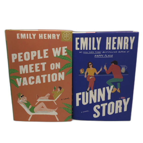 Emily Henry Other - Emily Henry Hardcover Book Bundle Funny Story People We Meet on Vacation Romance